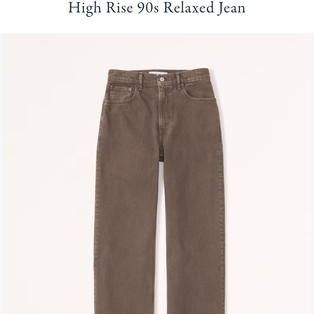Abercrombie High Rise 90s Relaxed Jean size 26/2